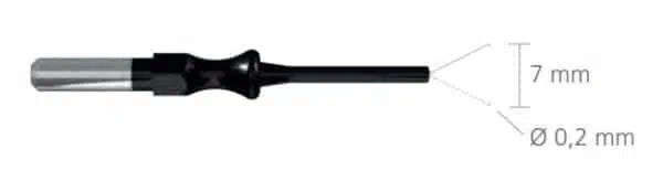 284-0 Pętla trójkątna 7mm douchwytu 4mm