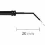 R-390-5 Igła zagięta 20x0,3 mm,izol.do uchw.2,4