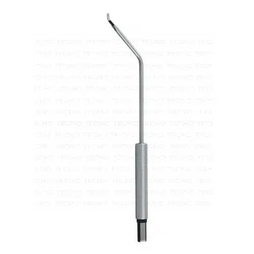 Elektroda ENT wygięta, 45st. 19cm