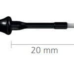 R-287-8 igła prosta 0,5 mm z izol wolframową, dł. 20mm