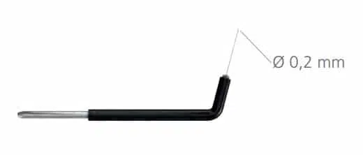 R-402 Igła cienka 45st. wygięta, 1,6mm