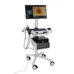 Wideorektoskop diagnostyczny na wózku jezdnym